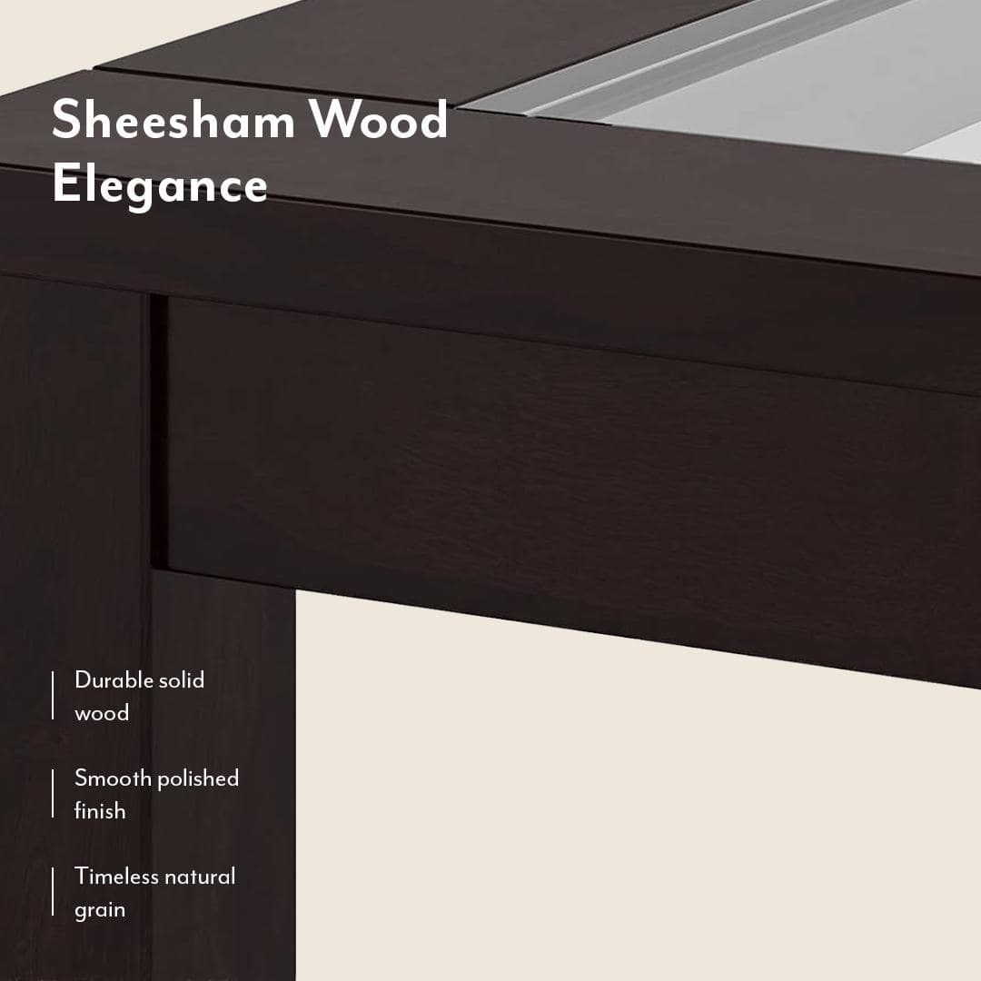 Floyd 6 Seater Dining Table Glass Top With Set Of 6 Kerry Dining Chairs