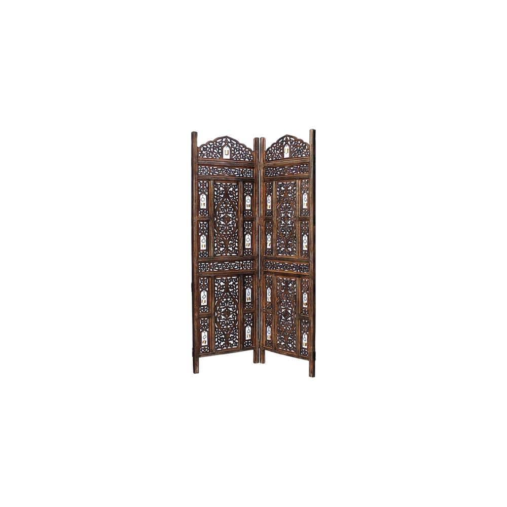 Jacilynn Solid Wood 4 Panel Room Divider