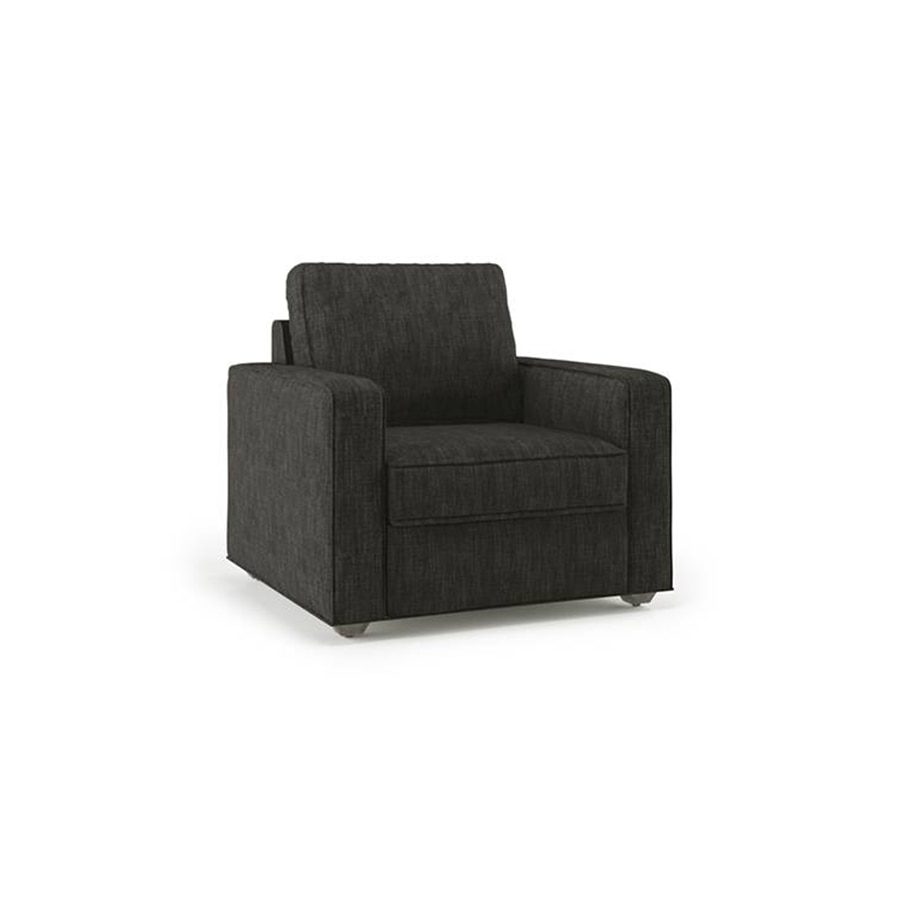 Apollo Compact Sofa Set (Colour : Graphite Grey, Cushion : Soft, Back Type : Regular, Seater : 2+1+1)