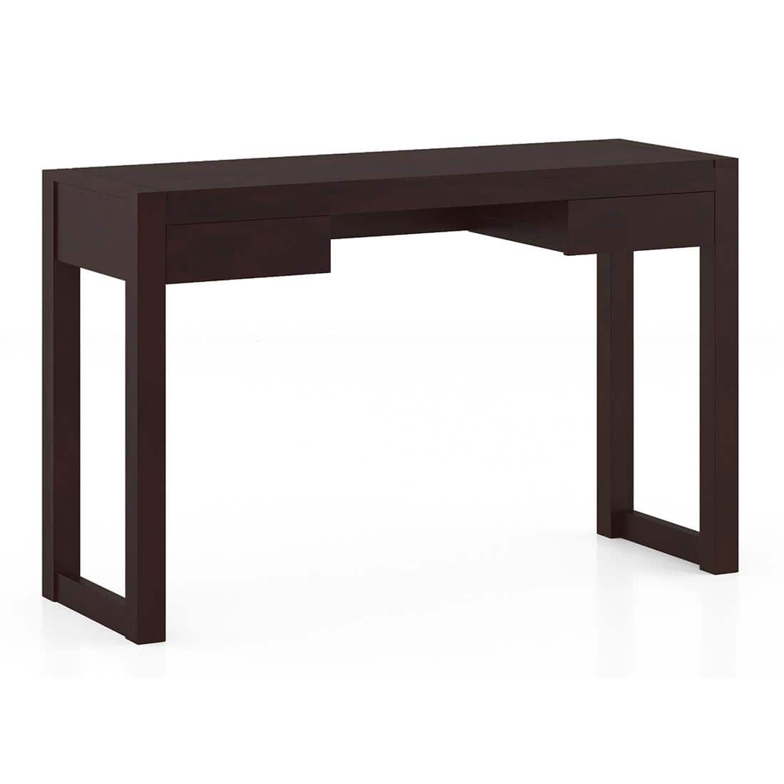 Austen Compact Desk Mahogany Finish