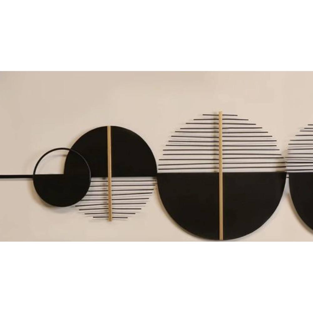 Modern Metal Black Wall Art