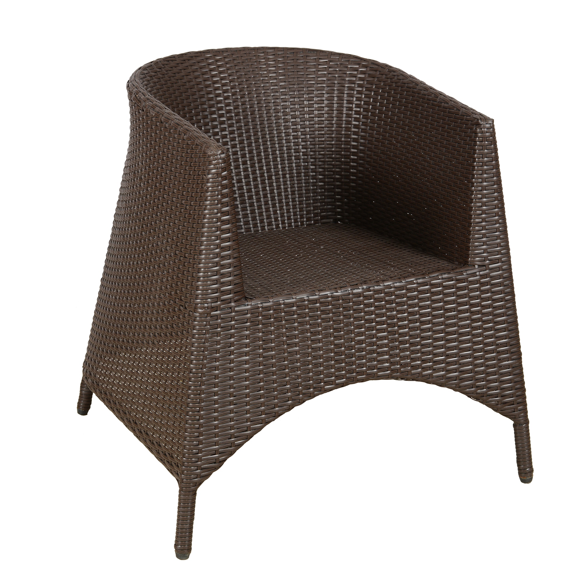 Cairns Wicker Chair In Brown Tone Finish