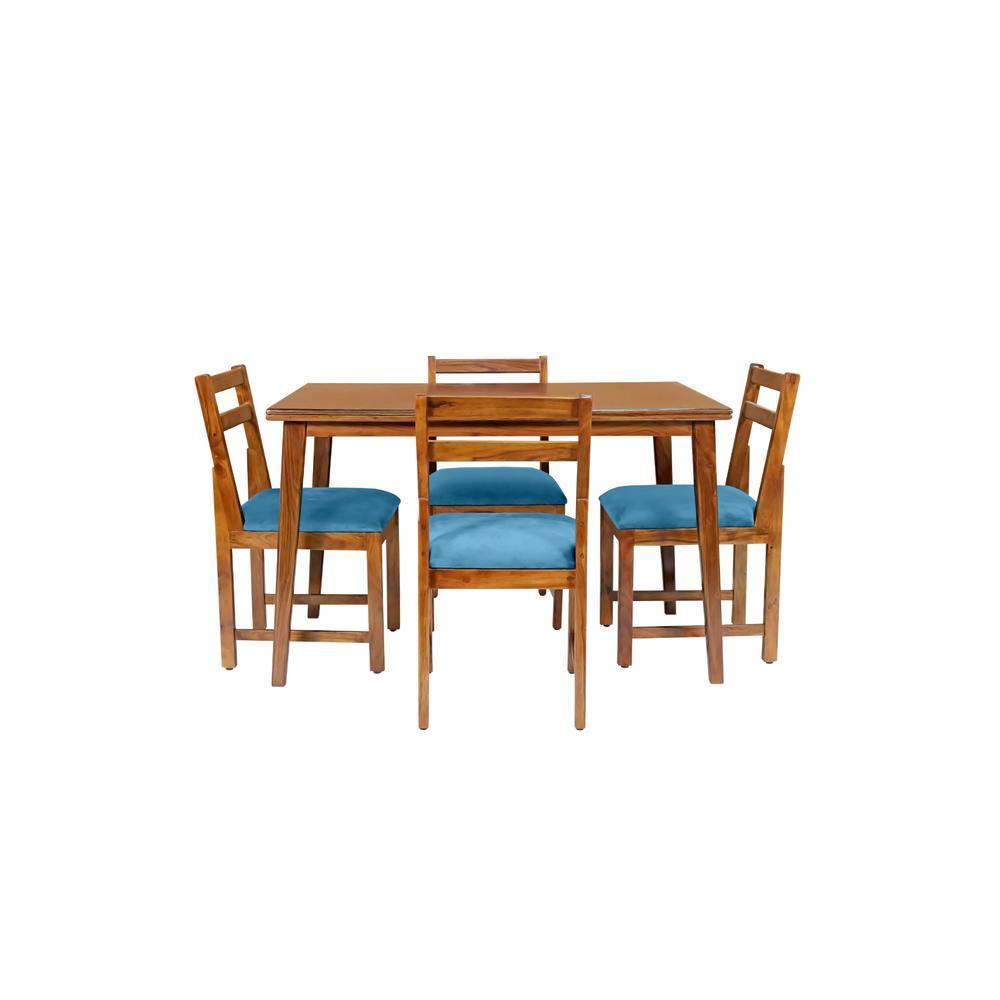 kria solid wood  4 seater Dining table in  Provincial Teak
