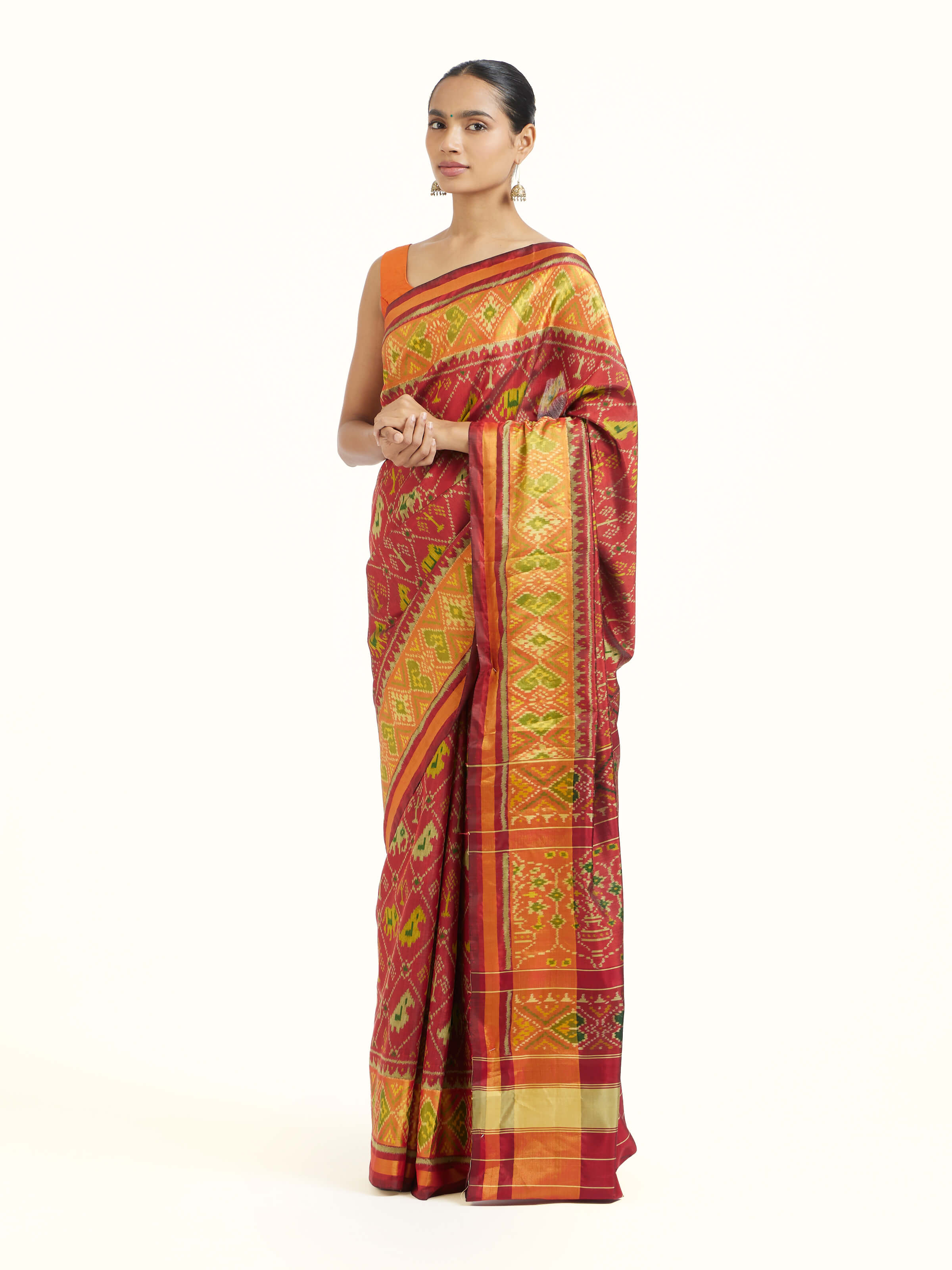 Rajkot Patola Ikat Saree