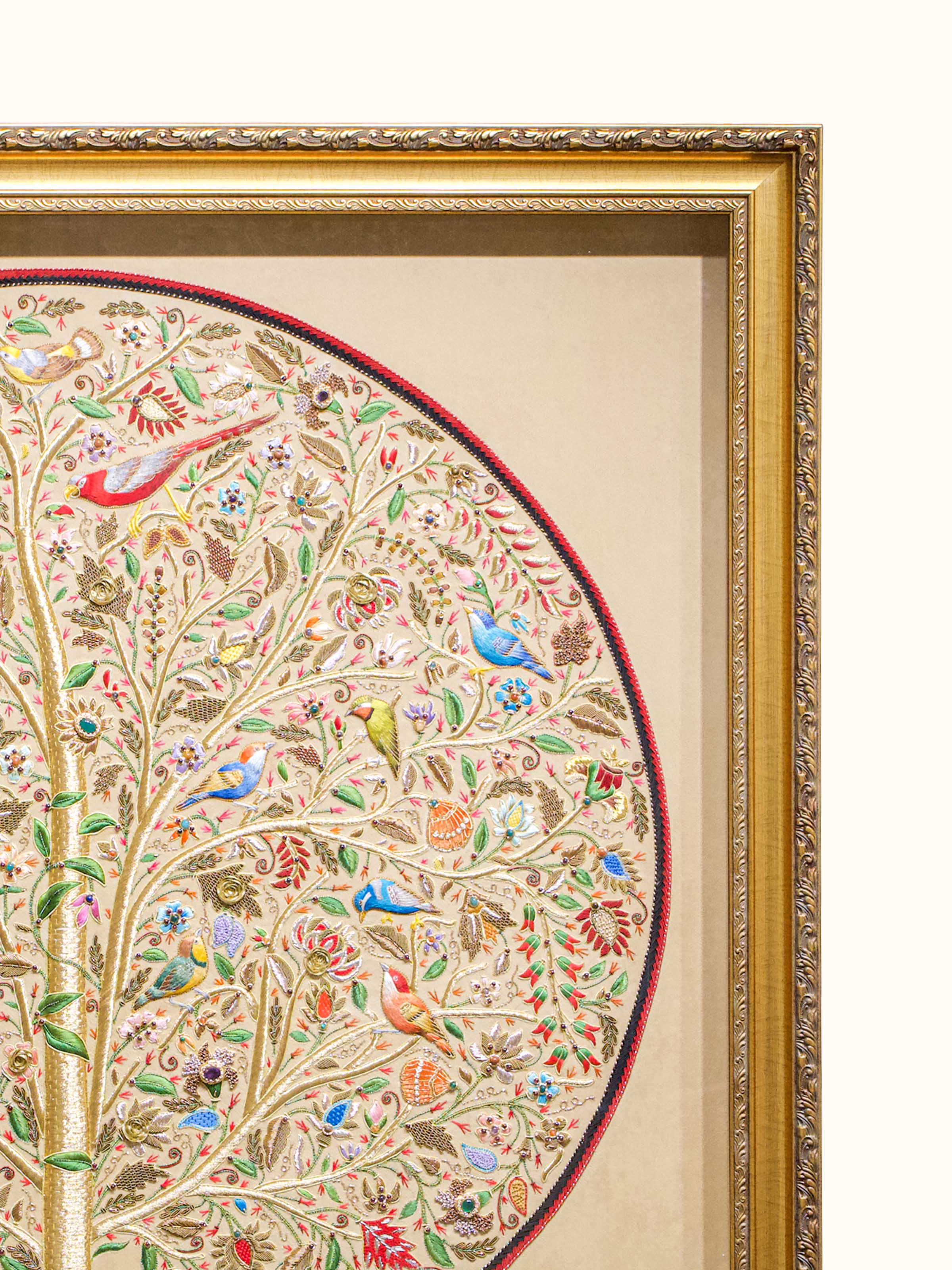 Tree of Life Zardozi Wall Hanging