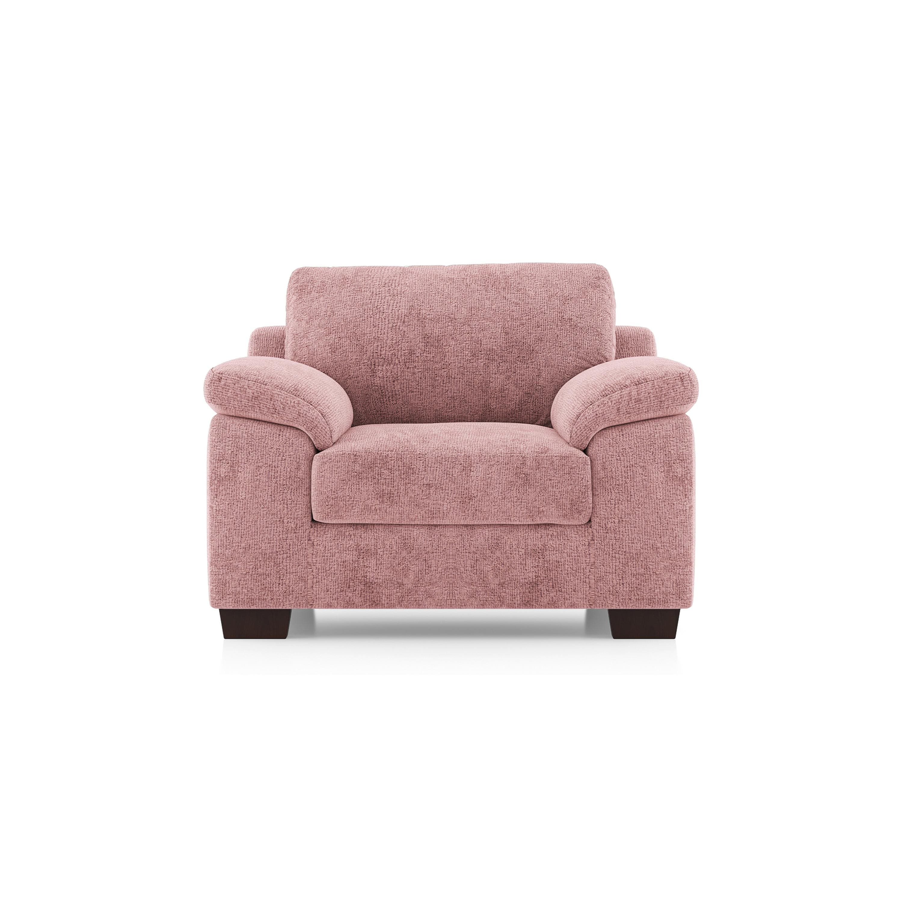Esquel Essential 1 Seater Fabric Sofa In Desert Rose