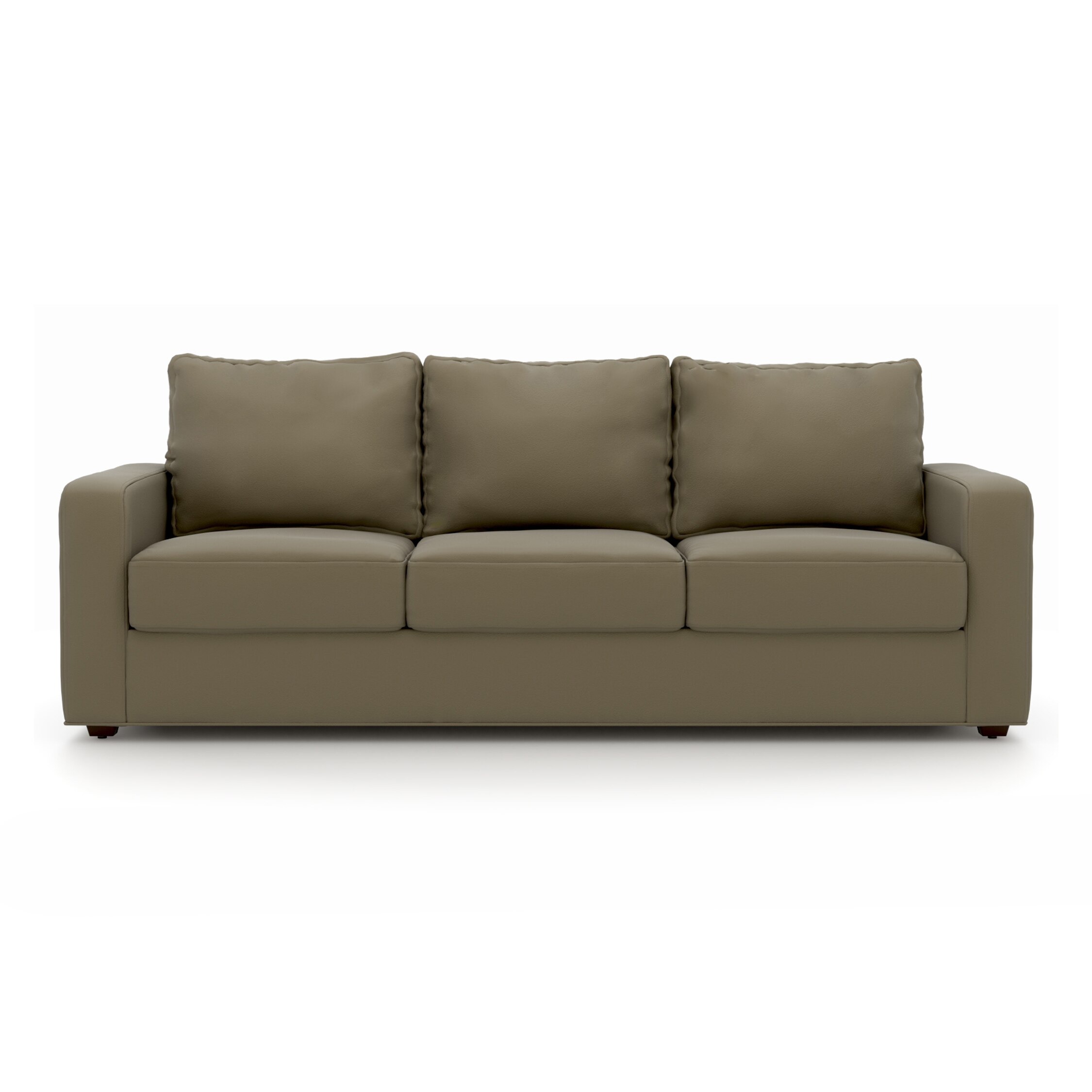 Apollo Compact Sofa Set (Colour : Cappuccino, Cushion : Hard, Back Type : Regular, Seater : 3+1+1)