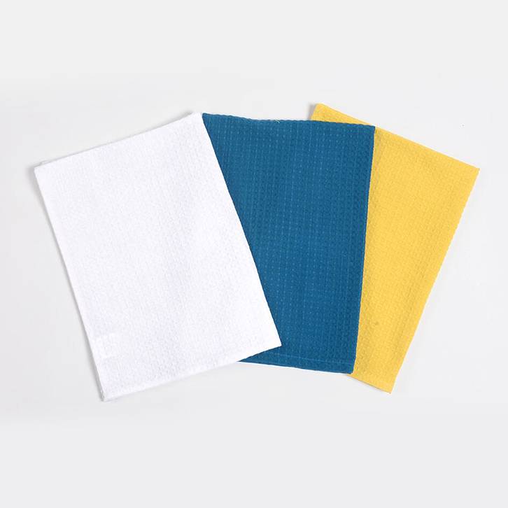 Sunrise Waffle Tea Towels Set of 3