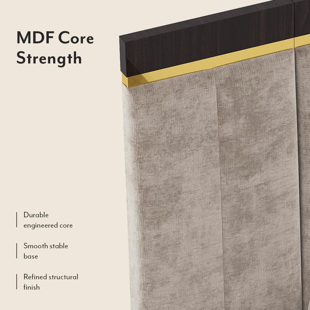 Aurelia Upholstered King Bed With Extended Headboard