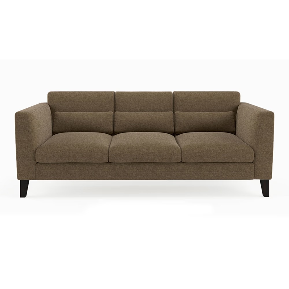 Lewis Sofa (Colour : Dune, Cushion : Soft, Seater : 3+1+1)