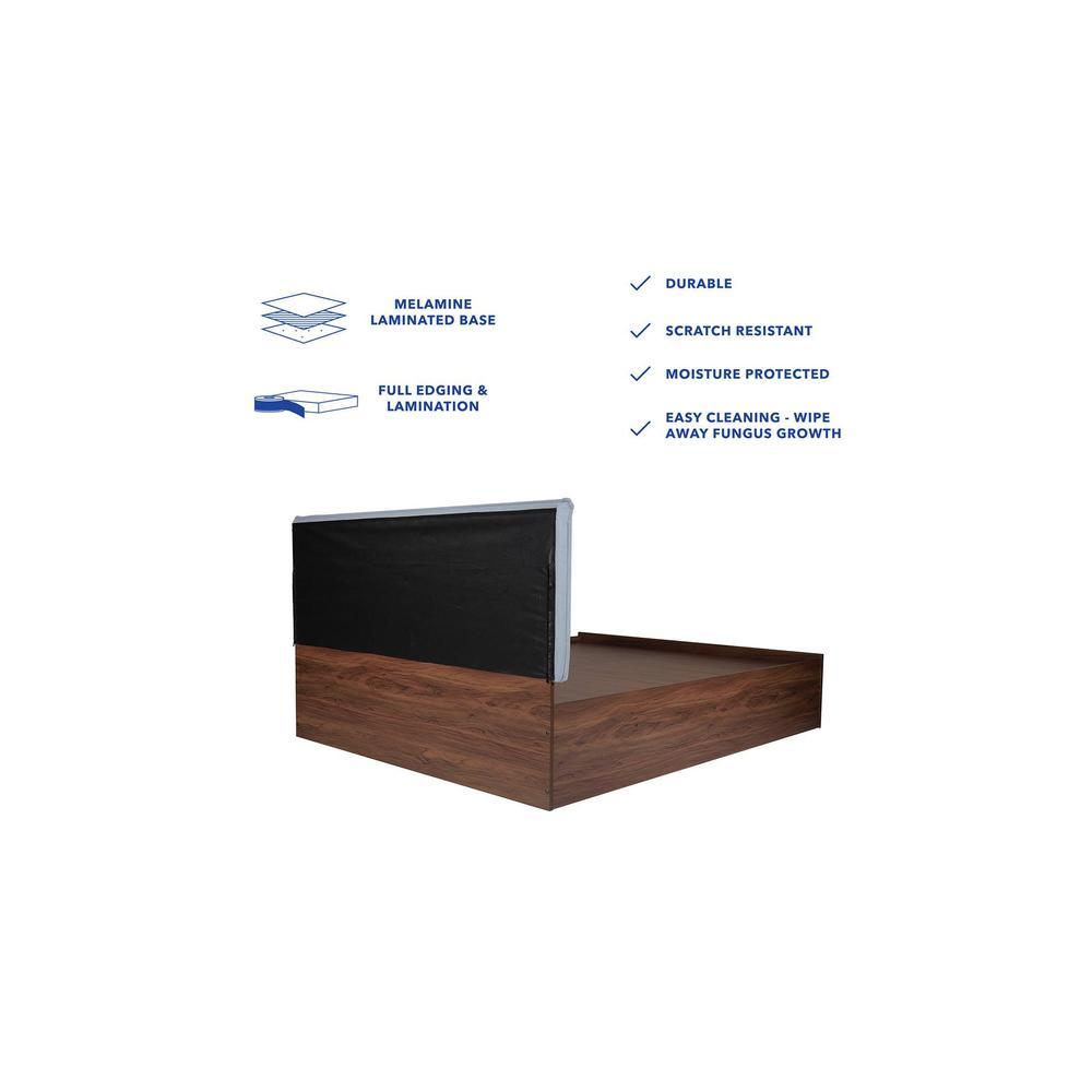 Namah Bed With Premium Leatherette Fabric And Box Storage Queen Bed