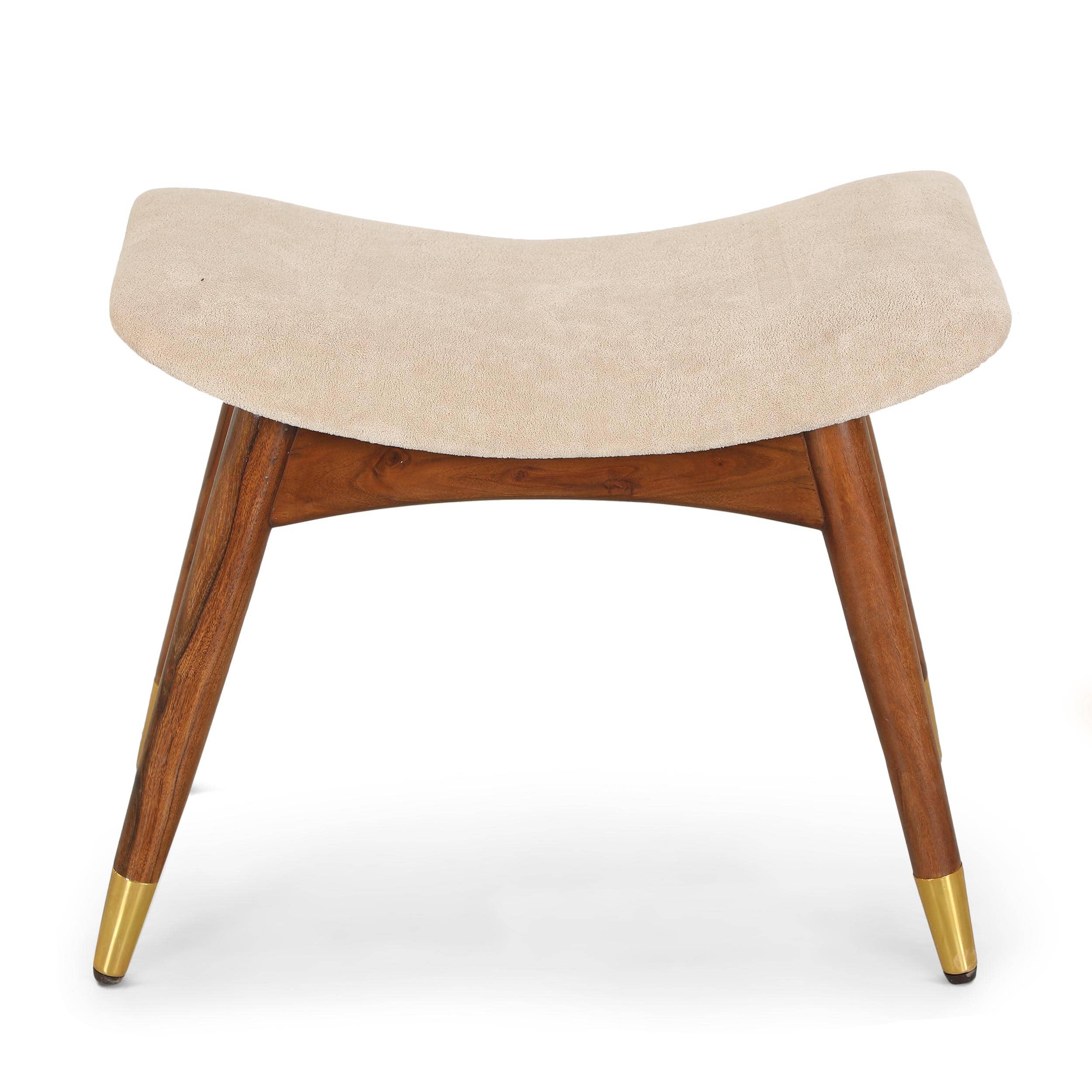 Zuno Seating Stool in Beige Color