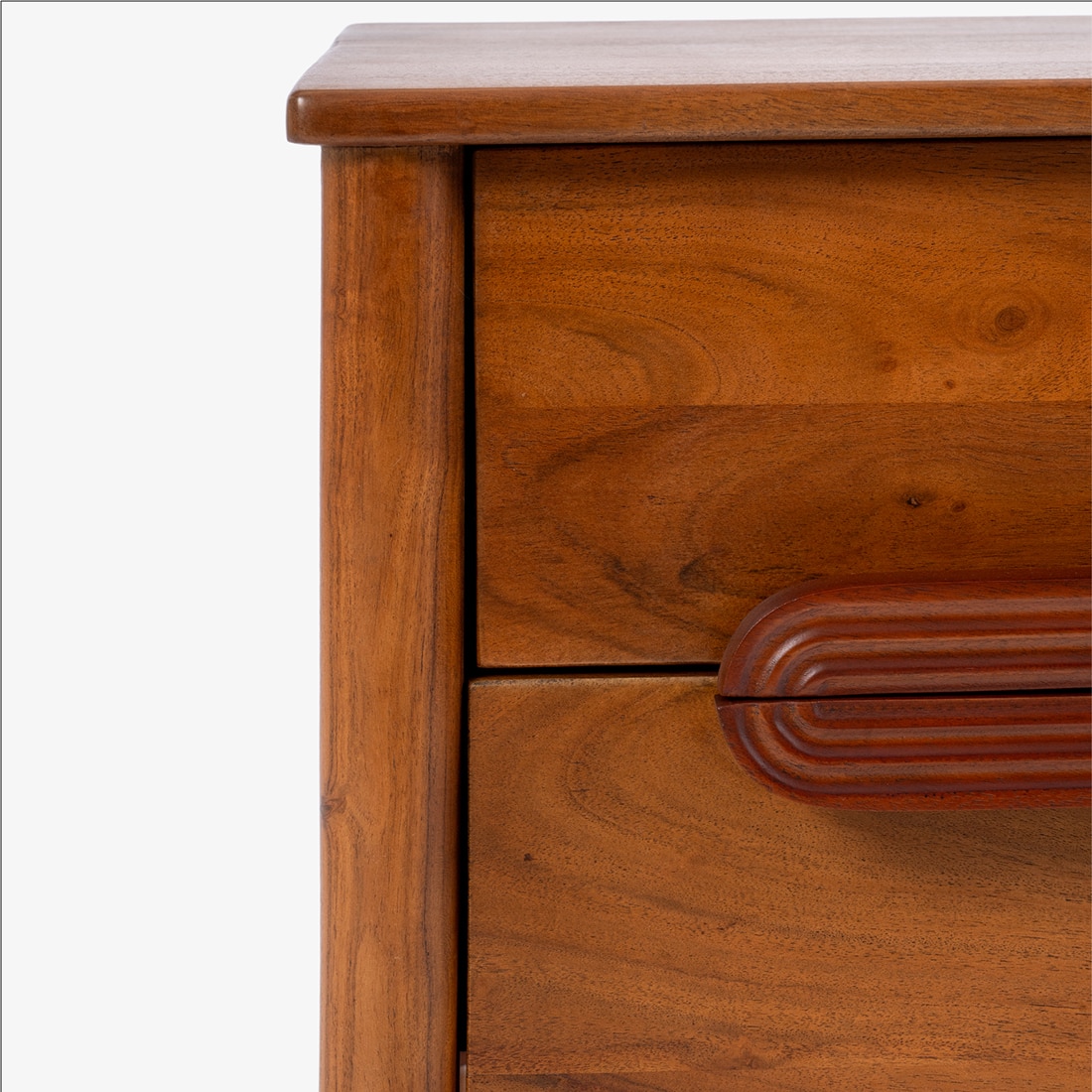 Varnika Bedside Table in Teak Finish