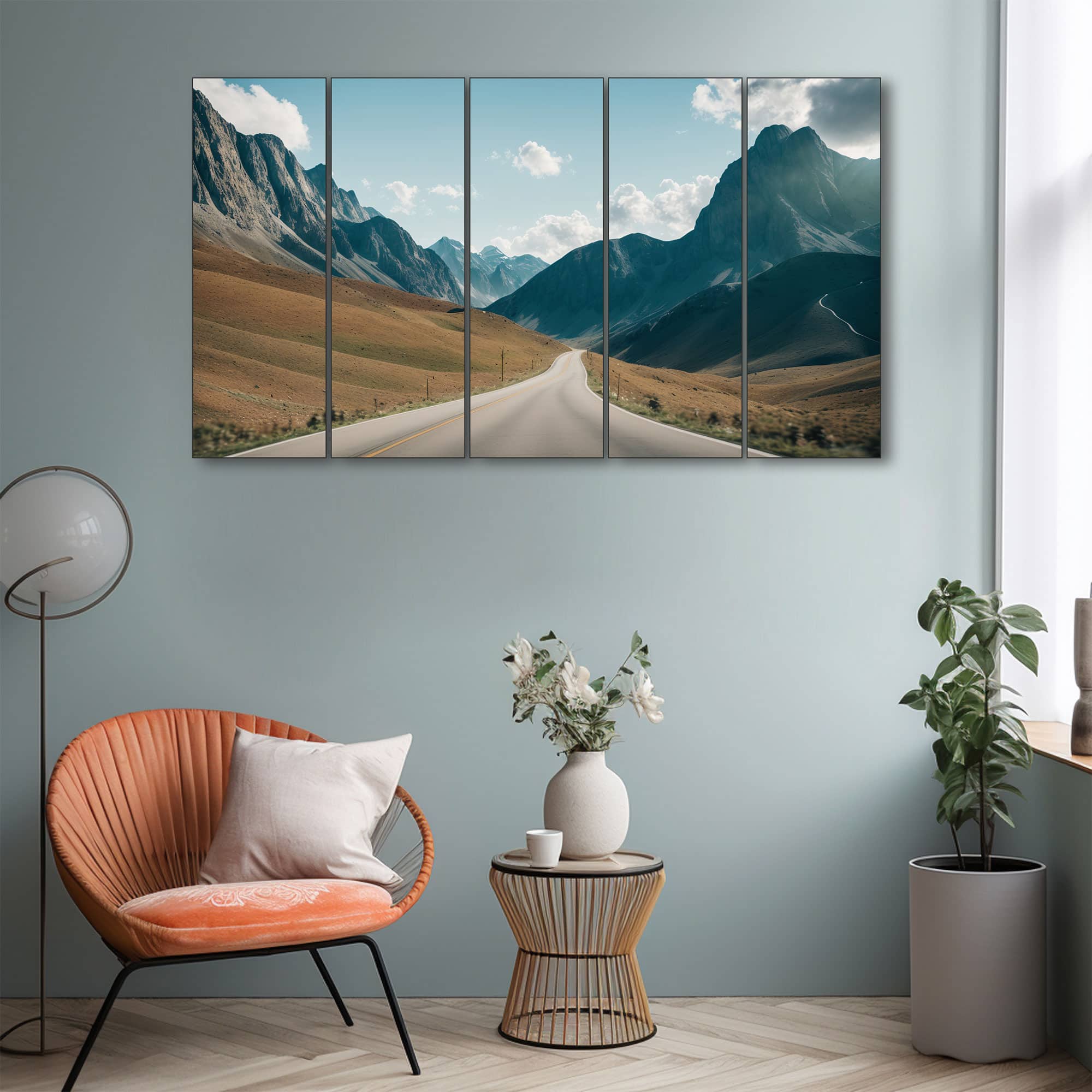 The Castle Decor Nature Wall Painting Wooden Framed 27x48 Inch (Style 1) - The Castle Decor
