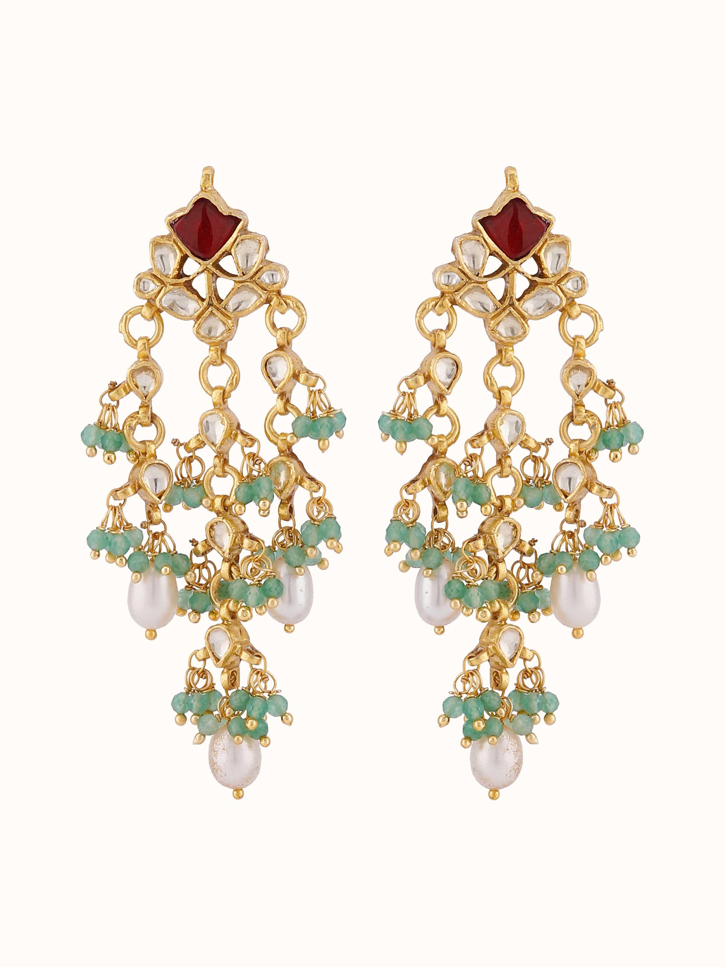 Silver Smithing Drops Earrings