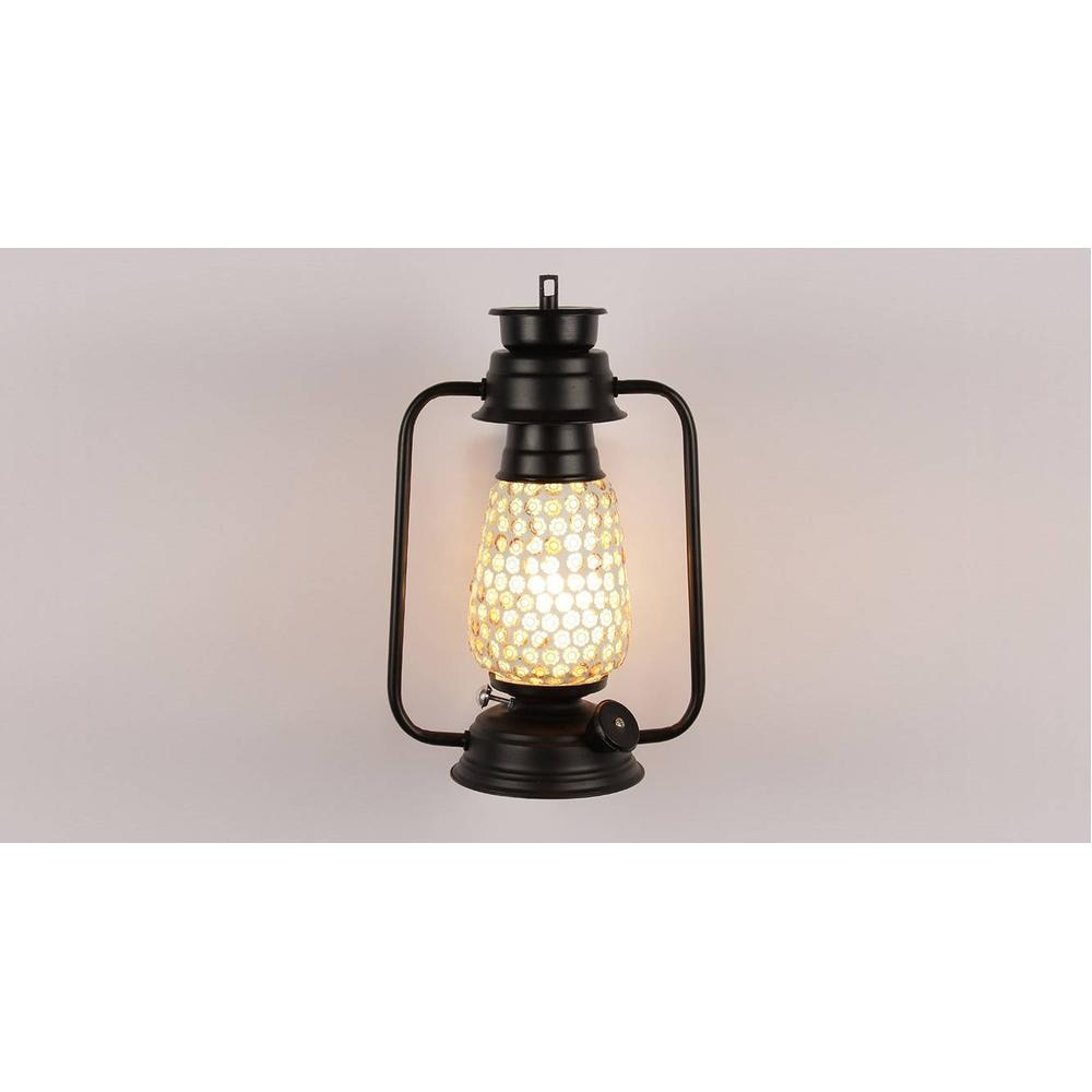 Cora Multicolor Metal Wall Mounted Lantern Lamp