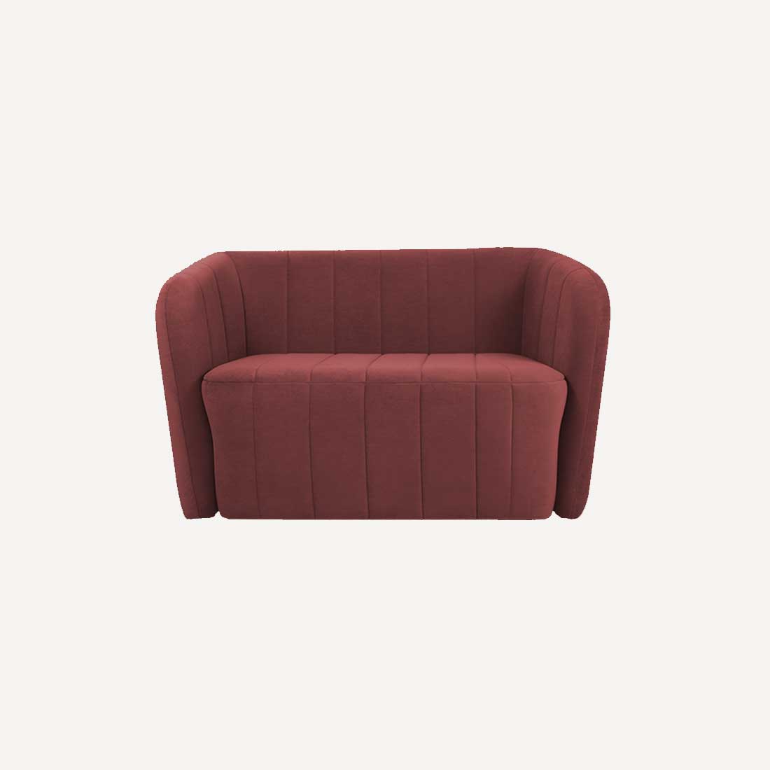 Candler Fabric Sofa (Pink)