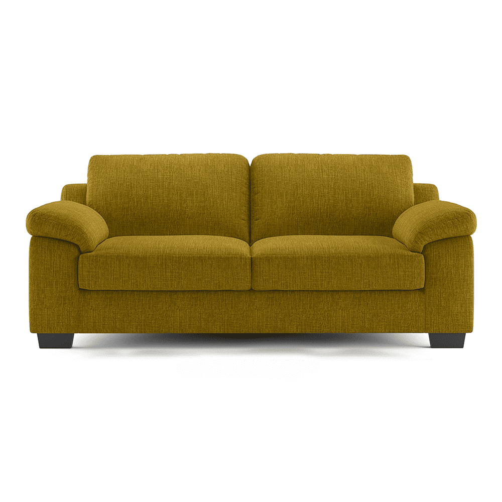 Esquel Premium 3 Seater Fabric Sofa in Olive Green Colour