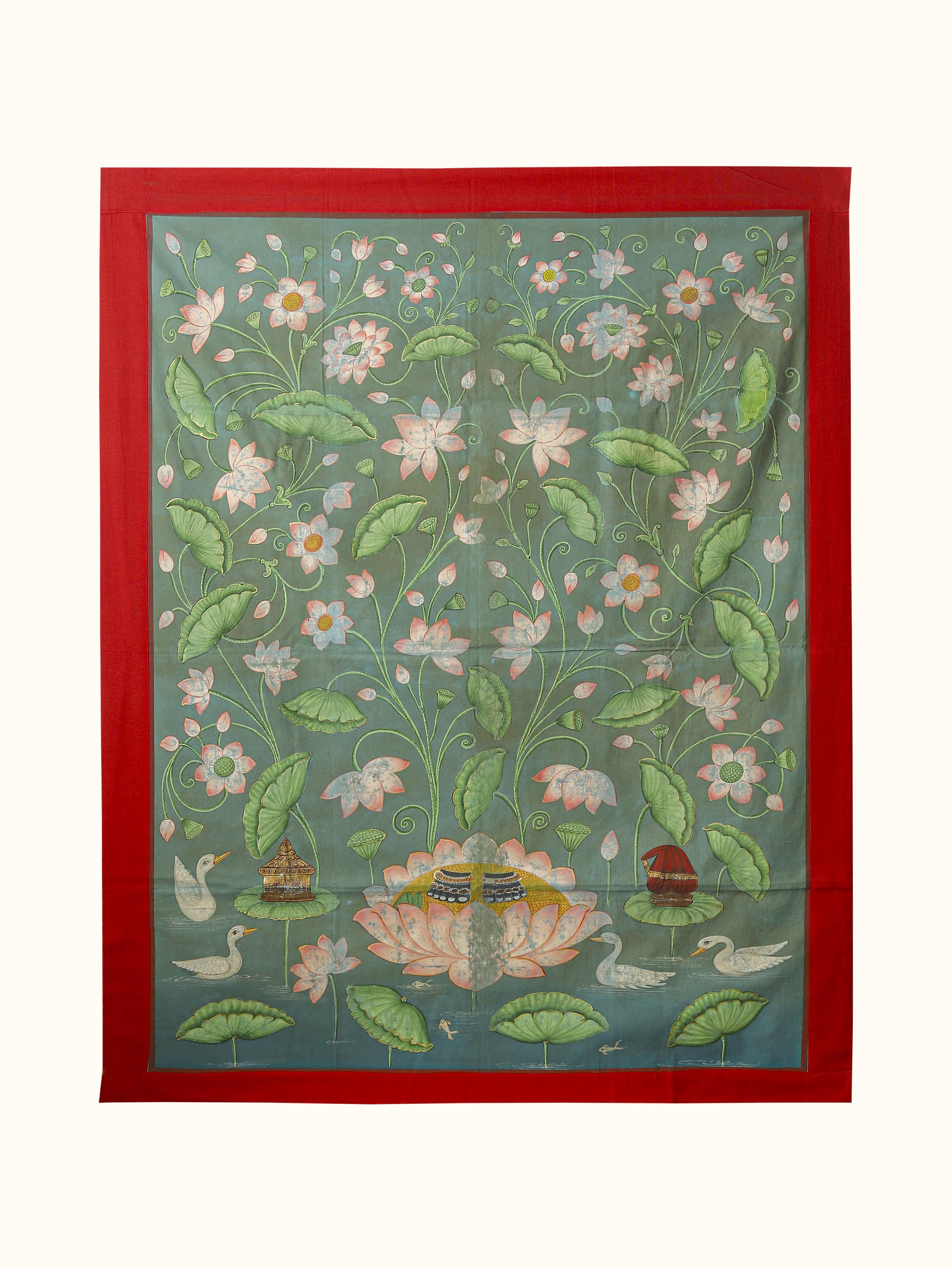 Shrinathji Charan Kamal Pichwai Painting