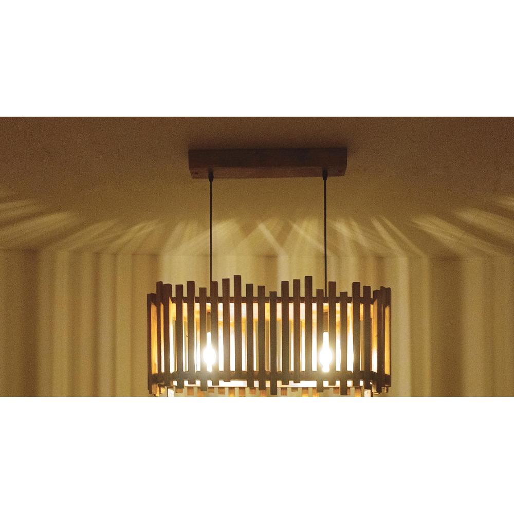 Palisade 24 Centrum Wooden 2 Series Hanging Lamp