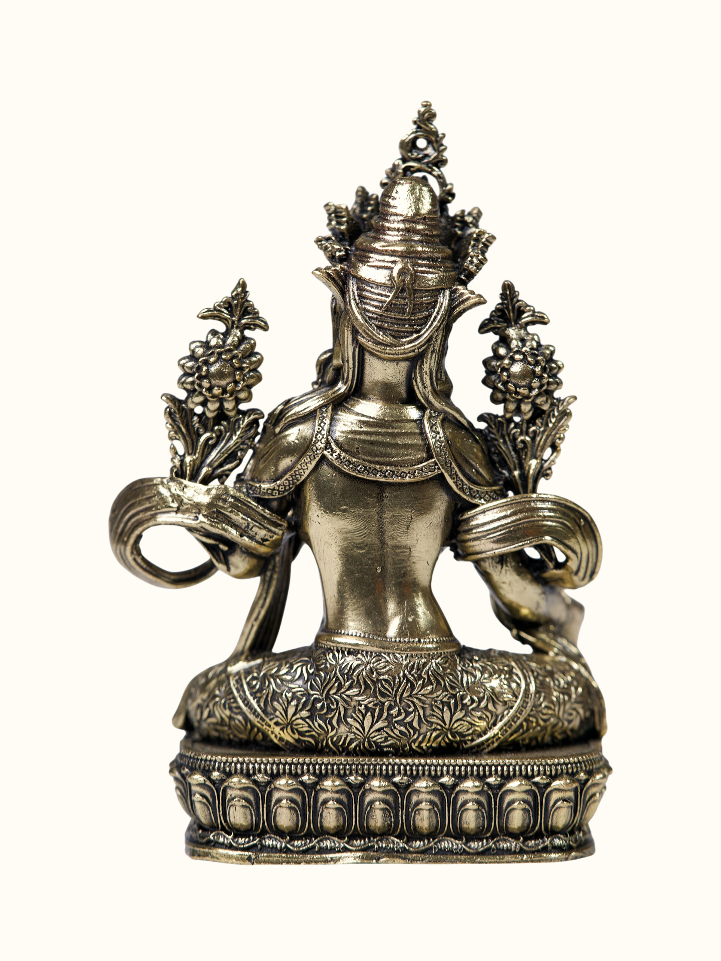 Brass Green Tara Sitting Idol