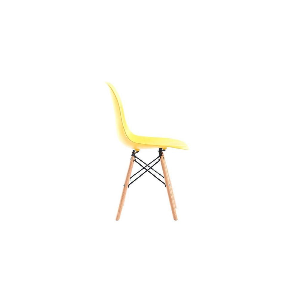 Happiness is Complimentary  Dining Chair-yellow