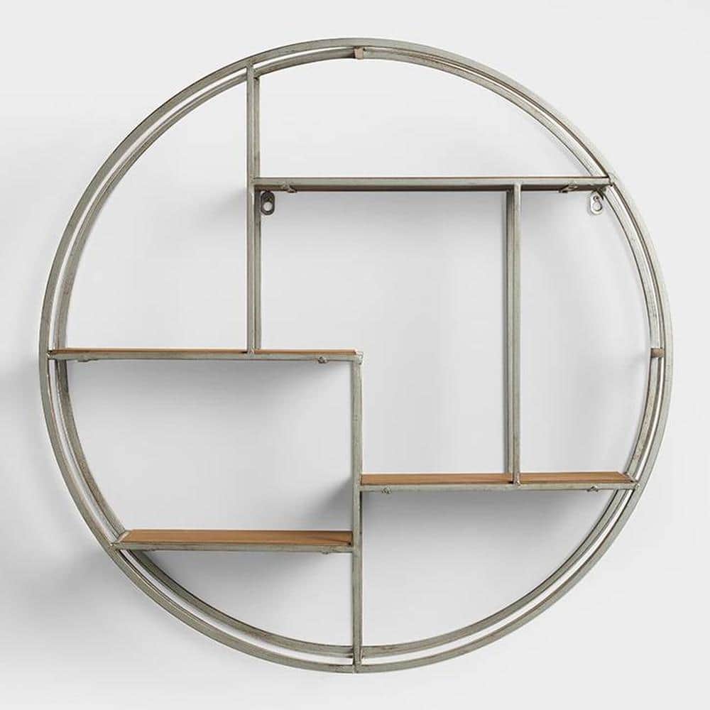 WOODENMOOD Round Wall Rack