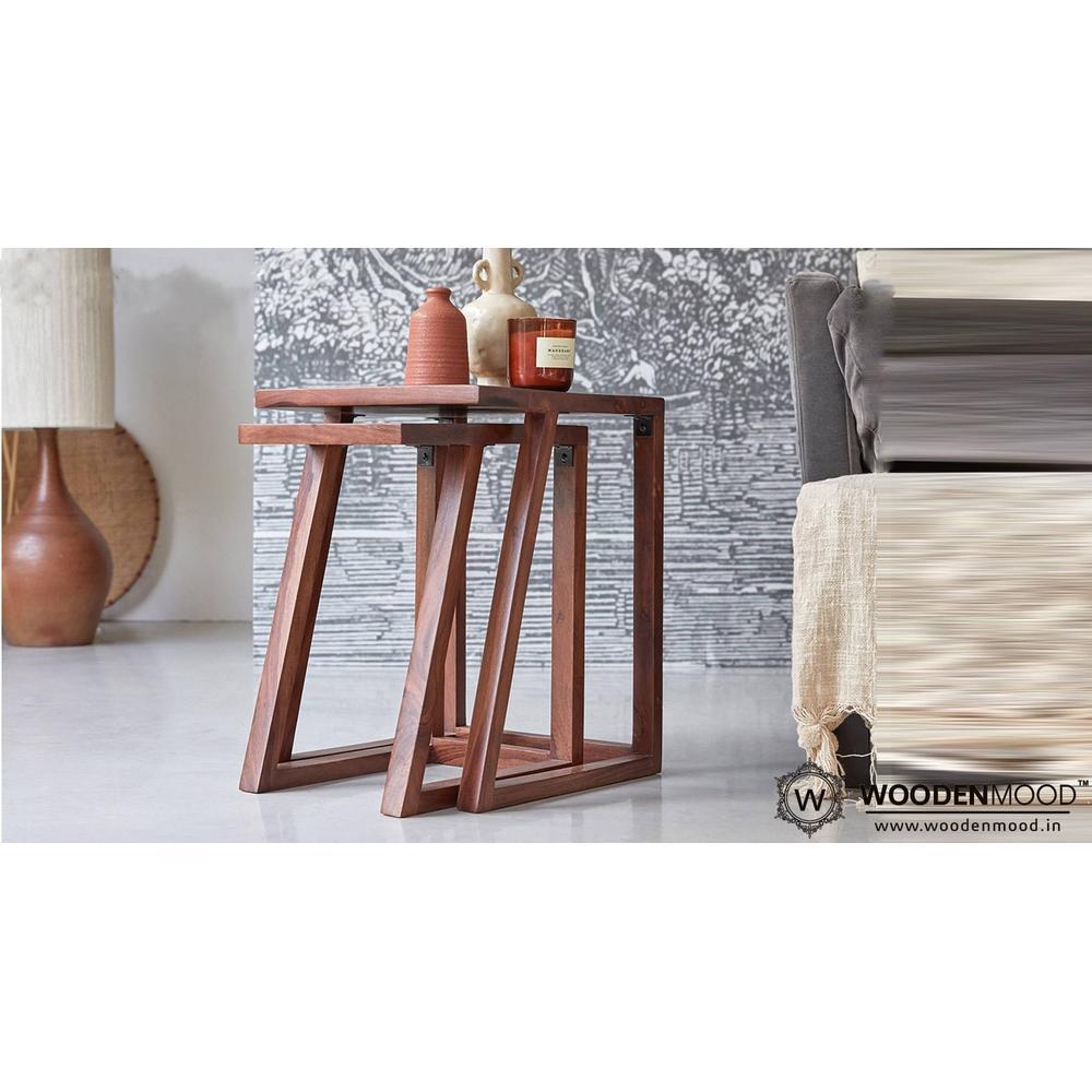 Reeves Solid Wood Nested Tables - Set of 2
