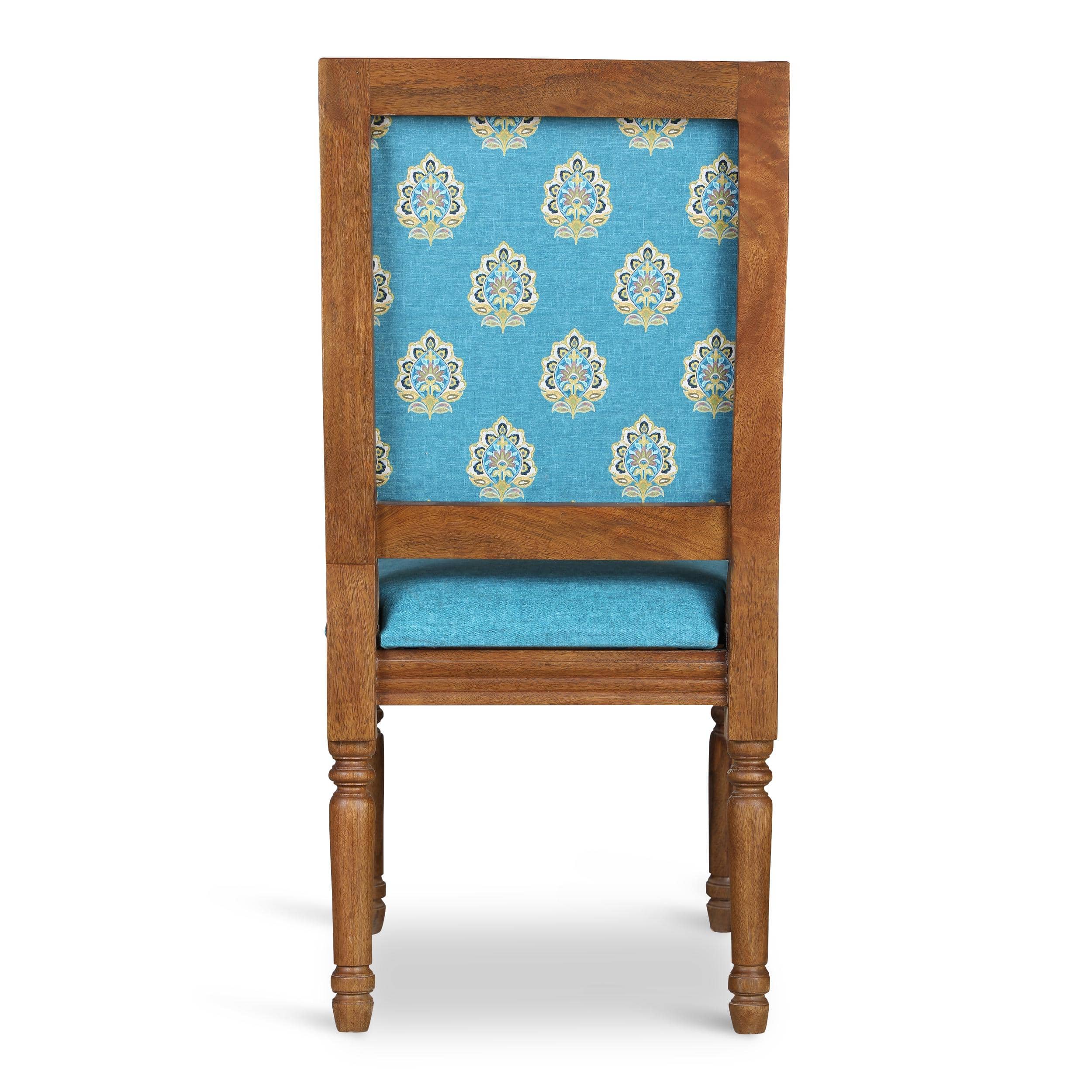 Meadow Accent Chair in Blue Colour (Without Arm)