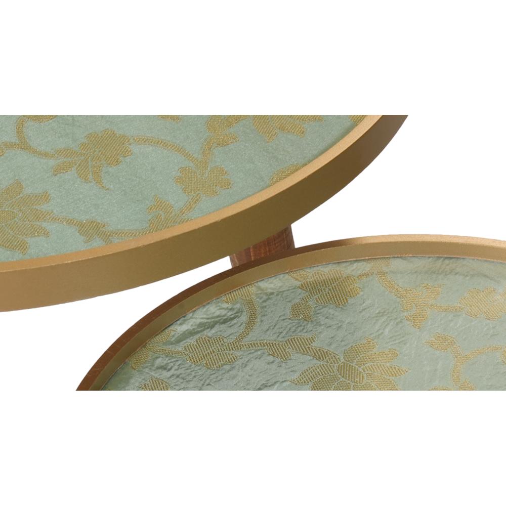 Soundarya Round Nesting Tables with Wooden Legs, Side Tables, Wooden Tables, Living Room Decor by A Tiny Mistake