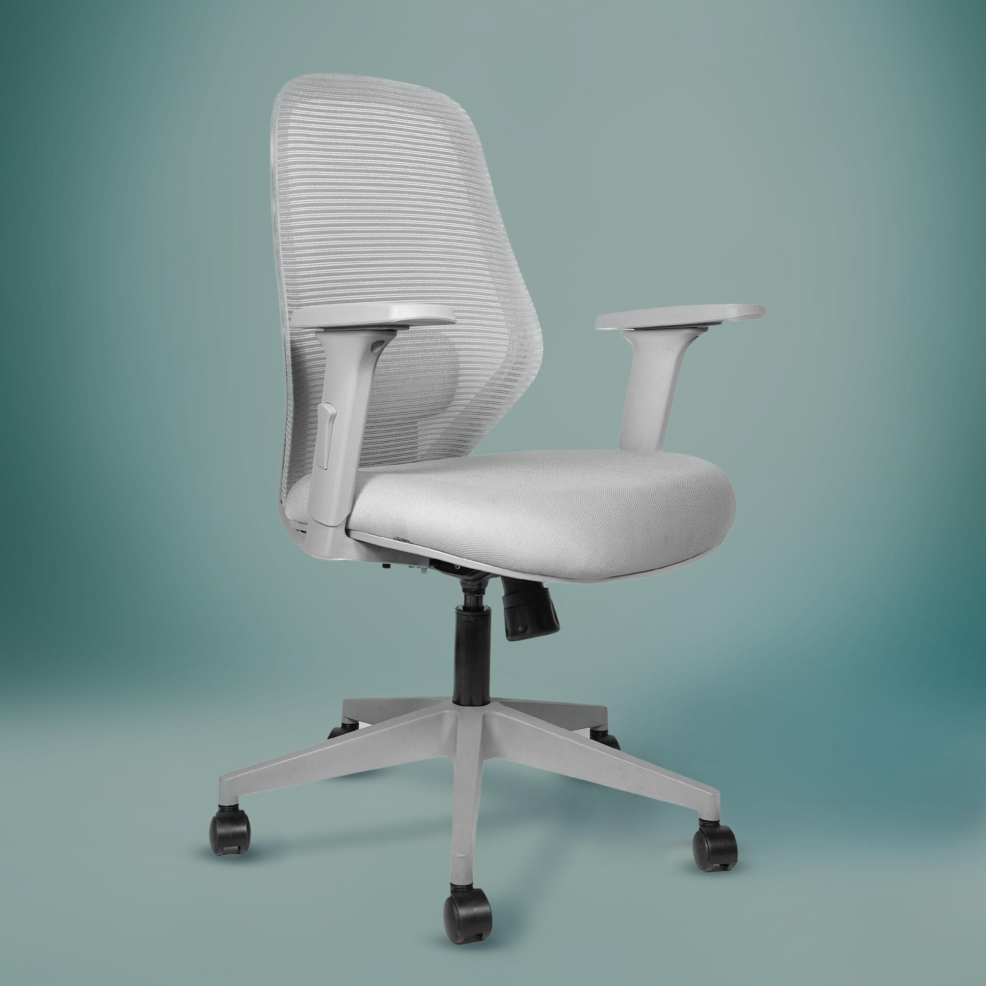 Verve Mid Back Mesh Office Chair in Grey Colour