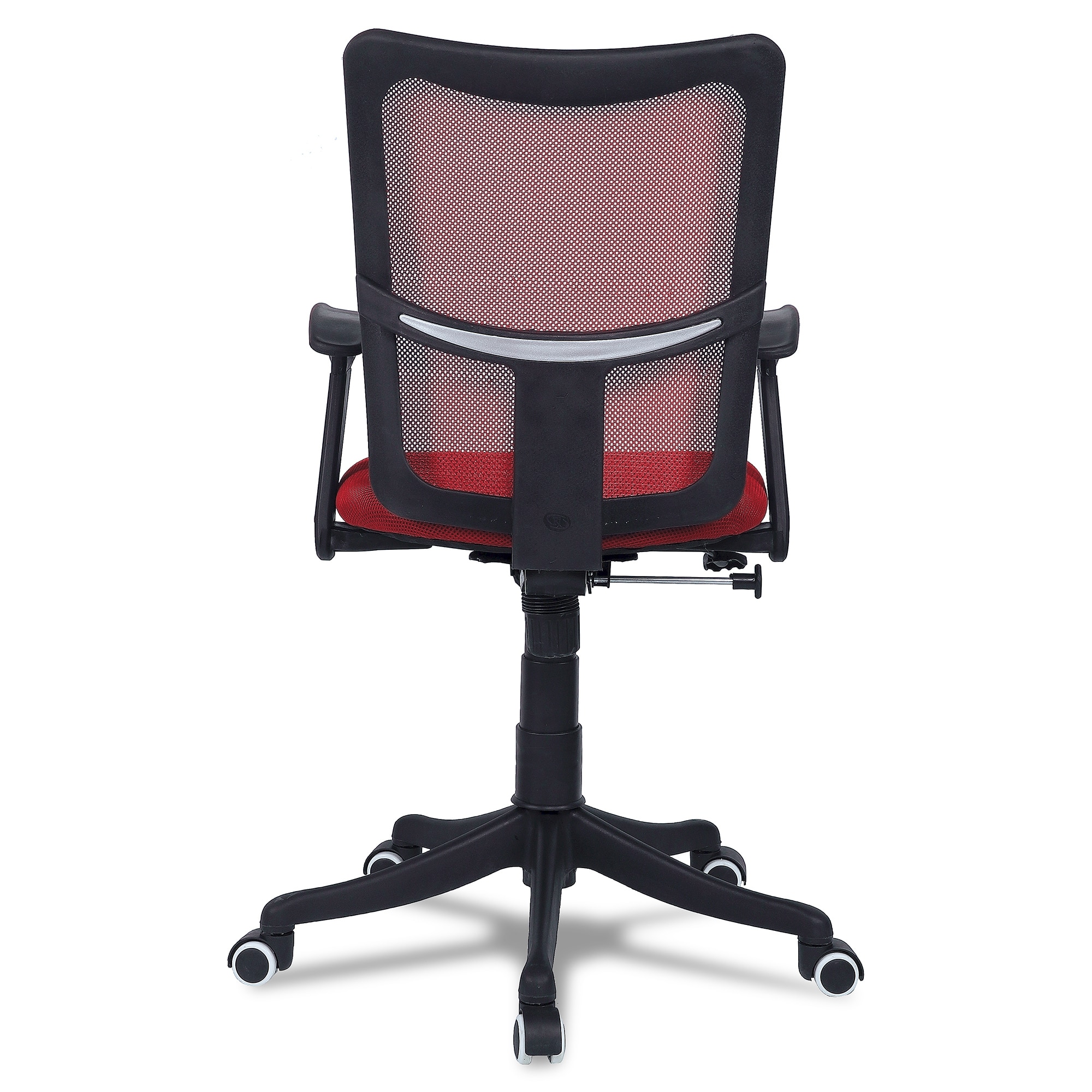 Eexcaeal Mid Back Ergonomic Chair in Red Colour