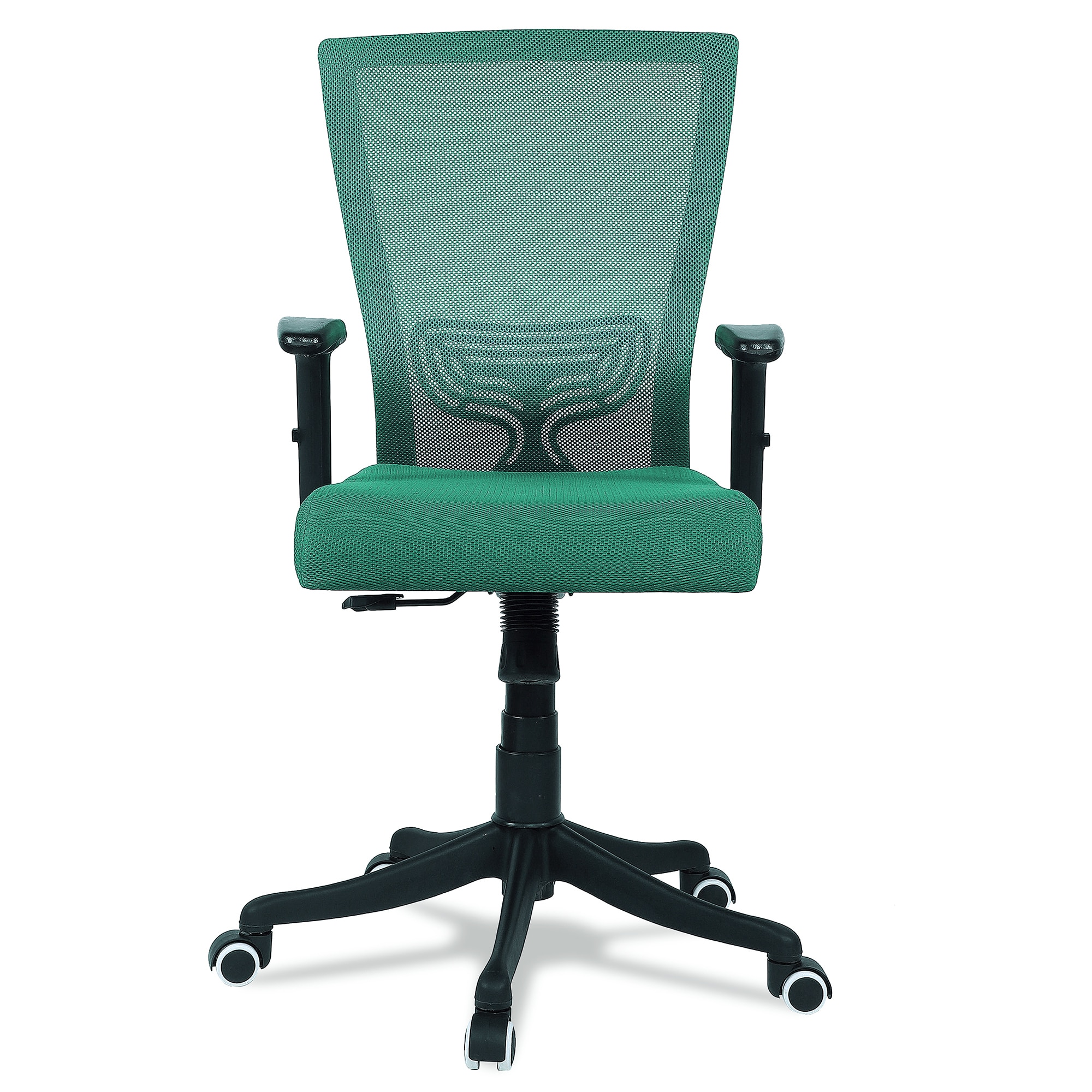 Ebeaony Mid Back Ergonomic Chair in Dark Green Colour