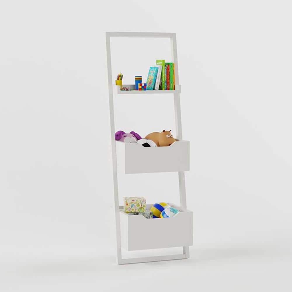 Triple Scoop Storage Unit - White