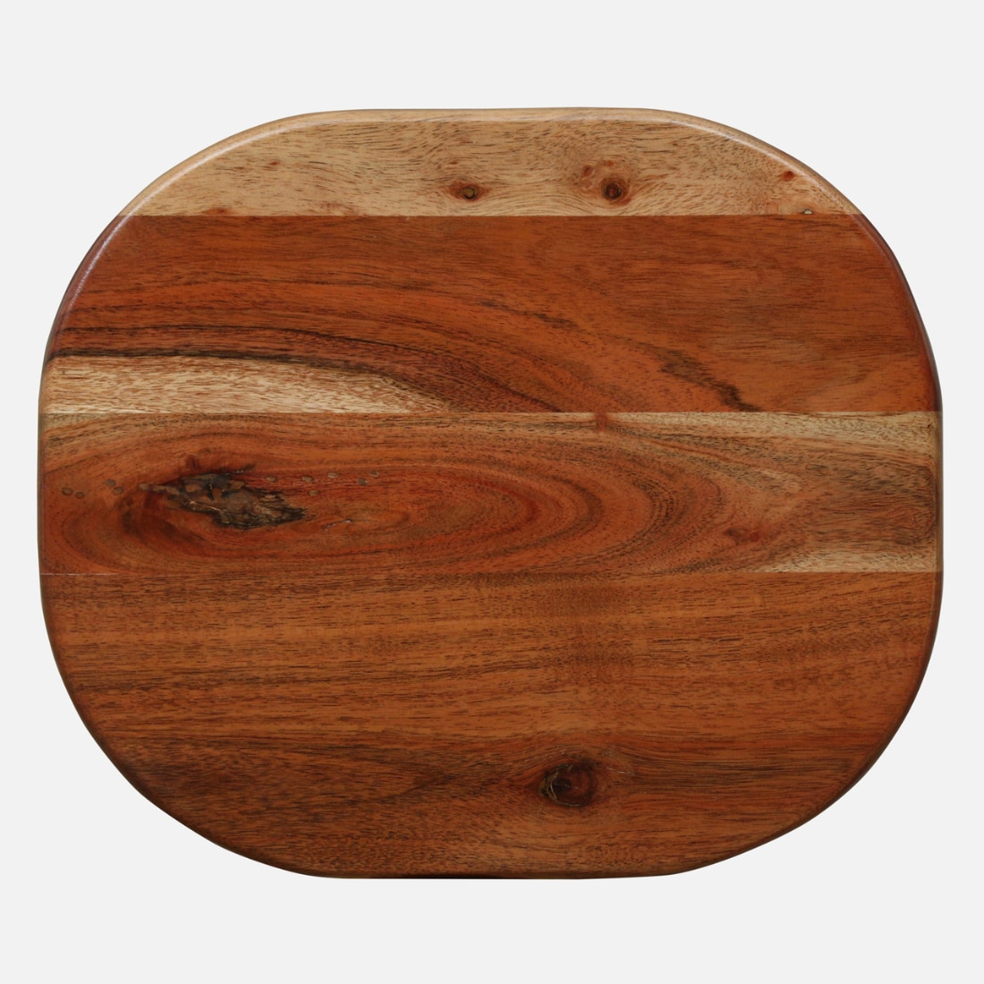 Orbit Solid Wood Side Table In Natural Finish