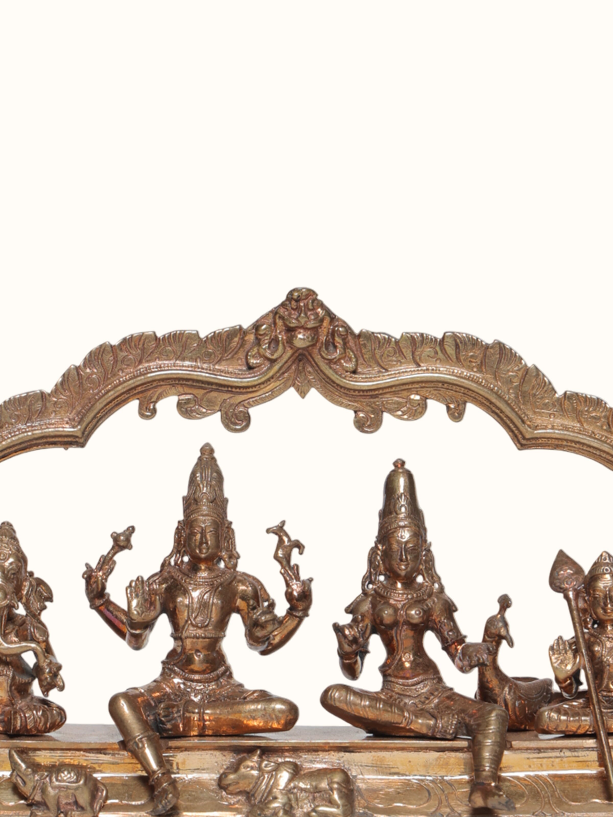 Bronze Cast Shiva Parivar Idol