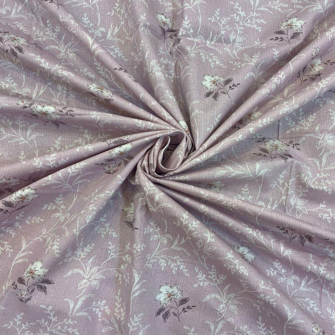 Threads Silky Touch Premium Super Double Queen Size Flat Bedsheet 254 x 230 cms