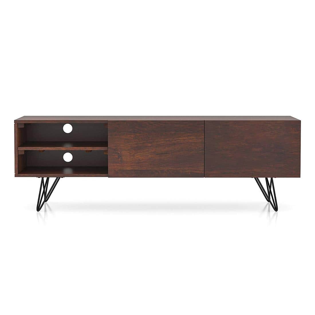 Dyson Solid Wood Free Standing TV Unit in Walnut Finish