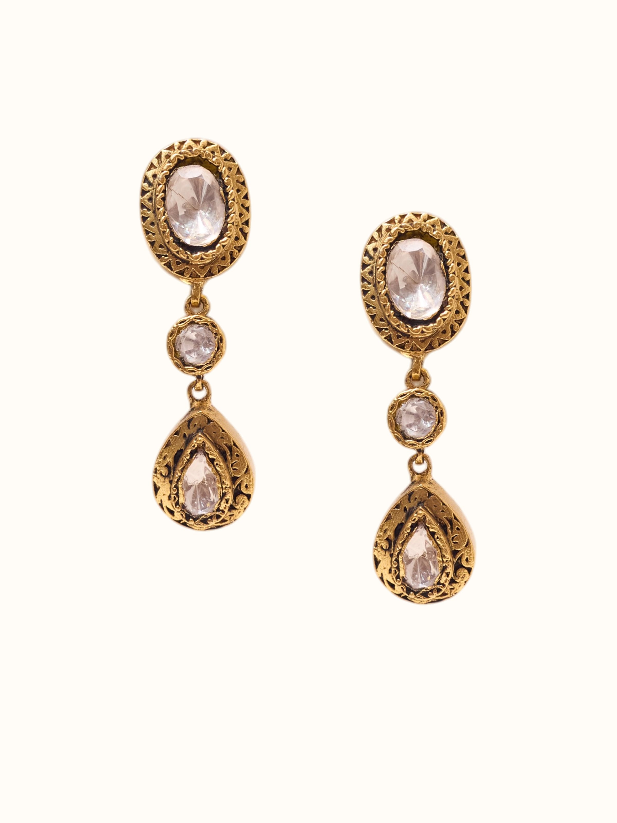 Silver Smithing Drop Earrings