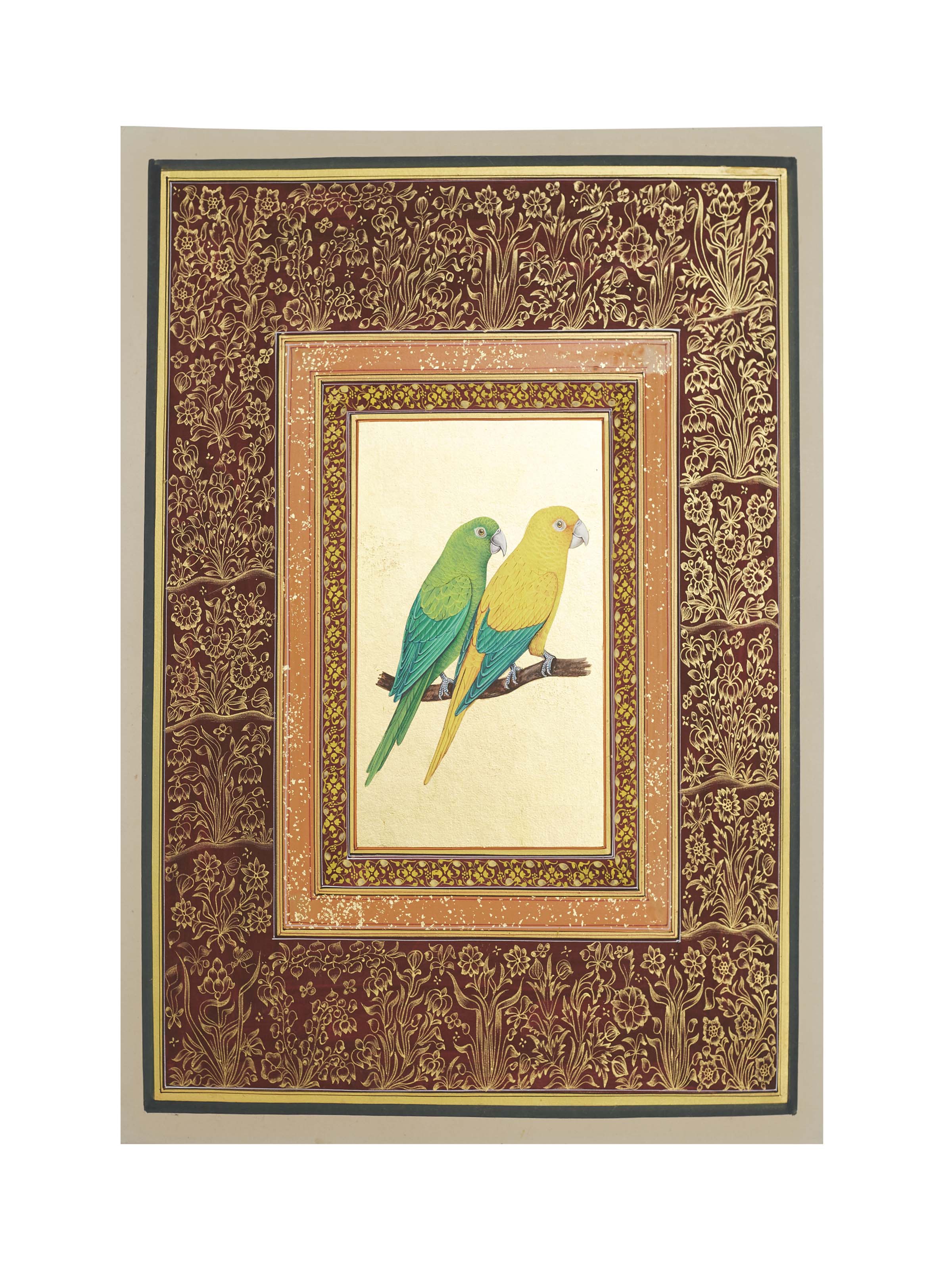 Birds Miniature Painting