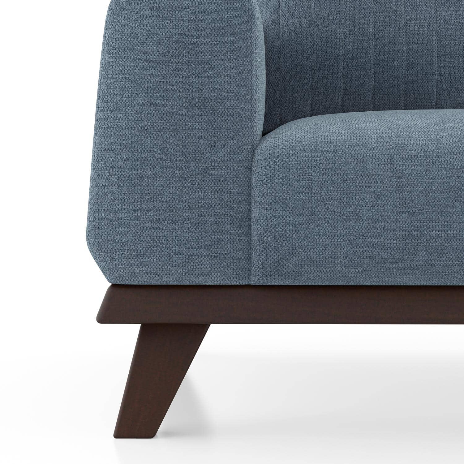 Granada Essential 1 Seater Fabric Sofa In Ocean Weave