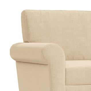 Oxford Sofa Set (Colour : Birch Beige, Cushion : Soft, Seater : 2+1+1)