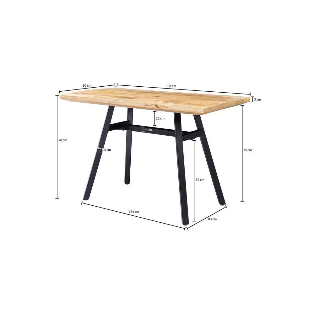 Iona 6 Solid Wood Dining Table
