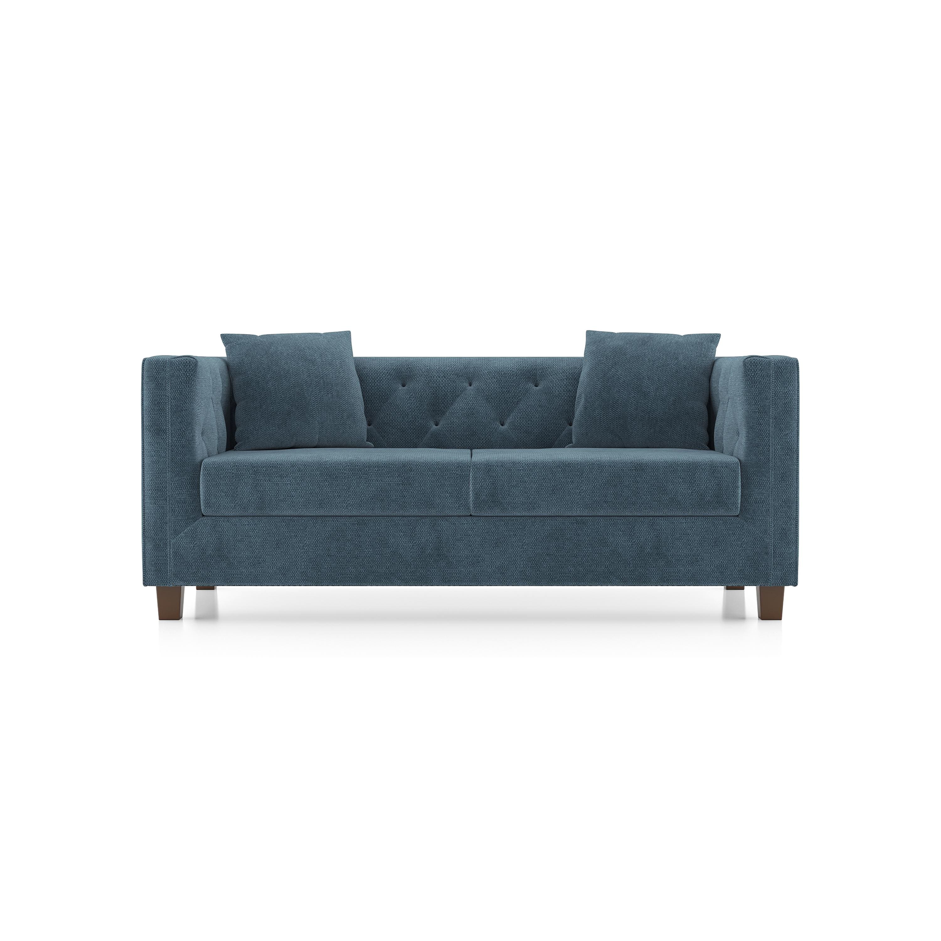 Windsor Essential 2 Seater Fabric Sofa In Ocean Weave