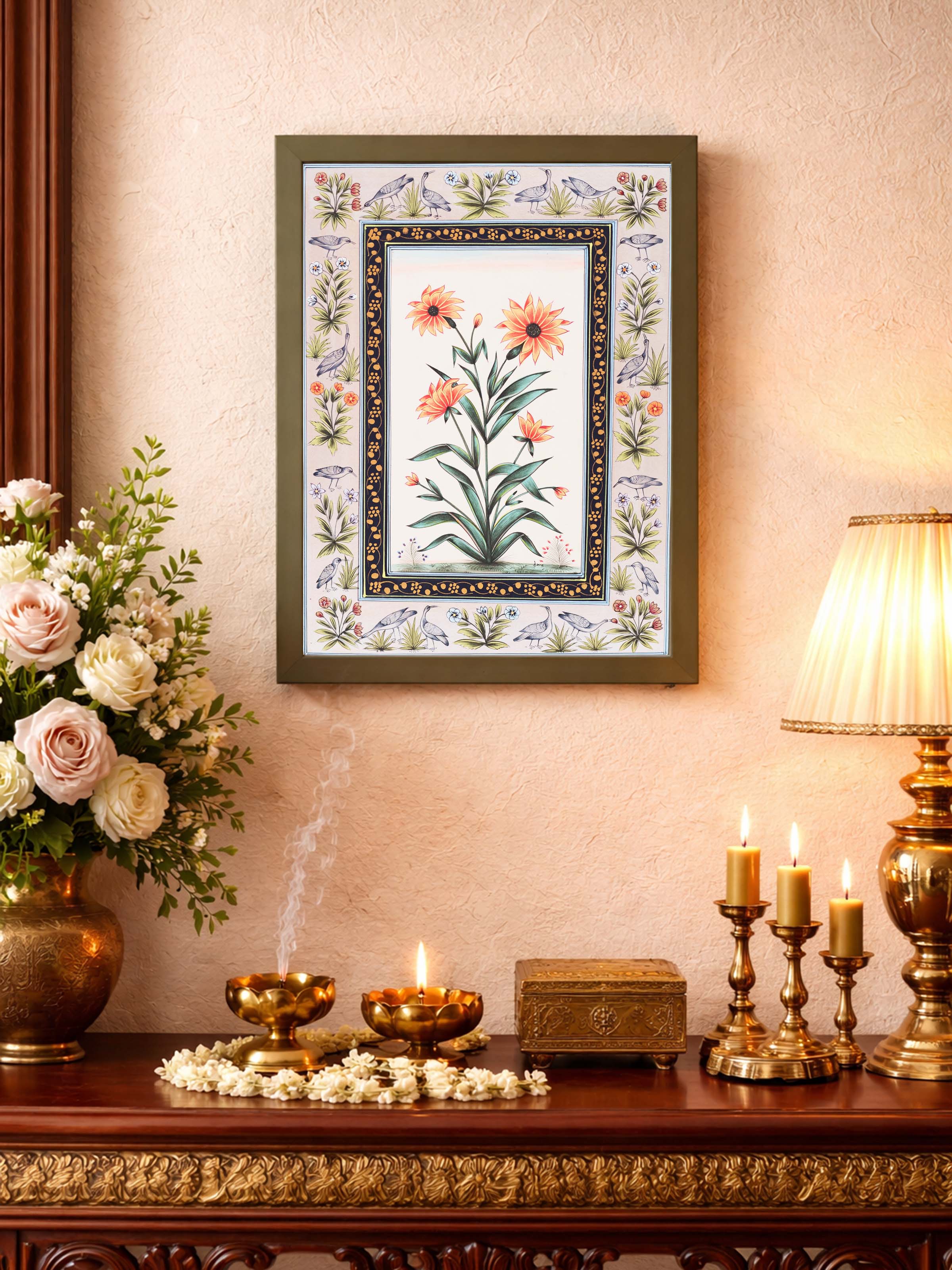Gazania Miniature Painting