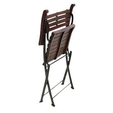 Masai Solid Wood Outdoor Arm Chair in Dark Teak Colour - Set of 1