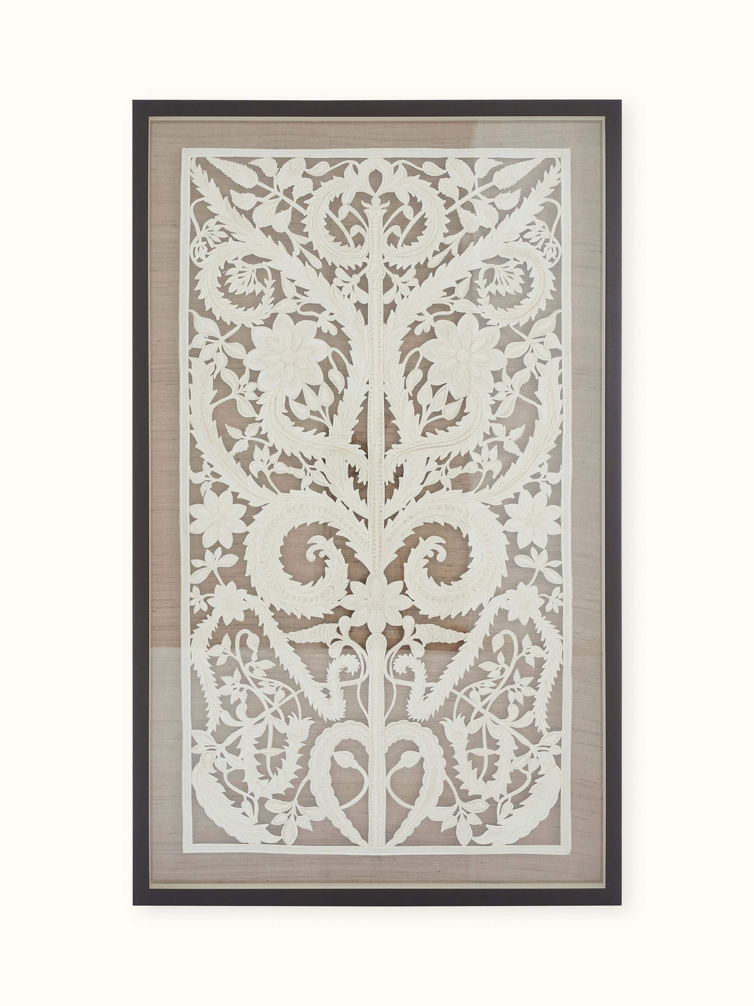 Sholapith Flower Wall Art