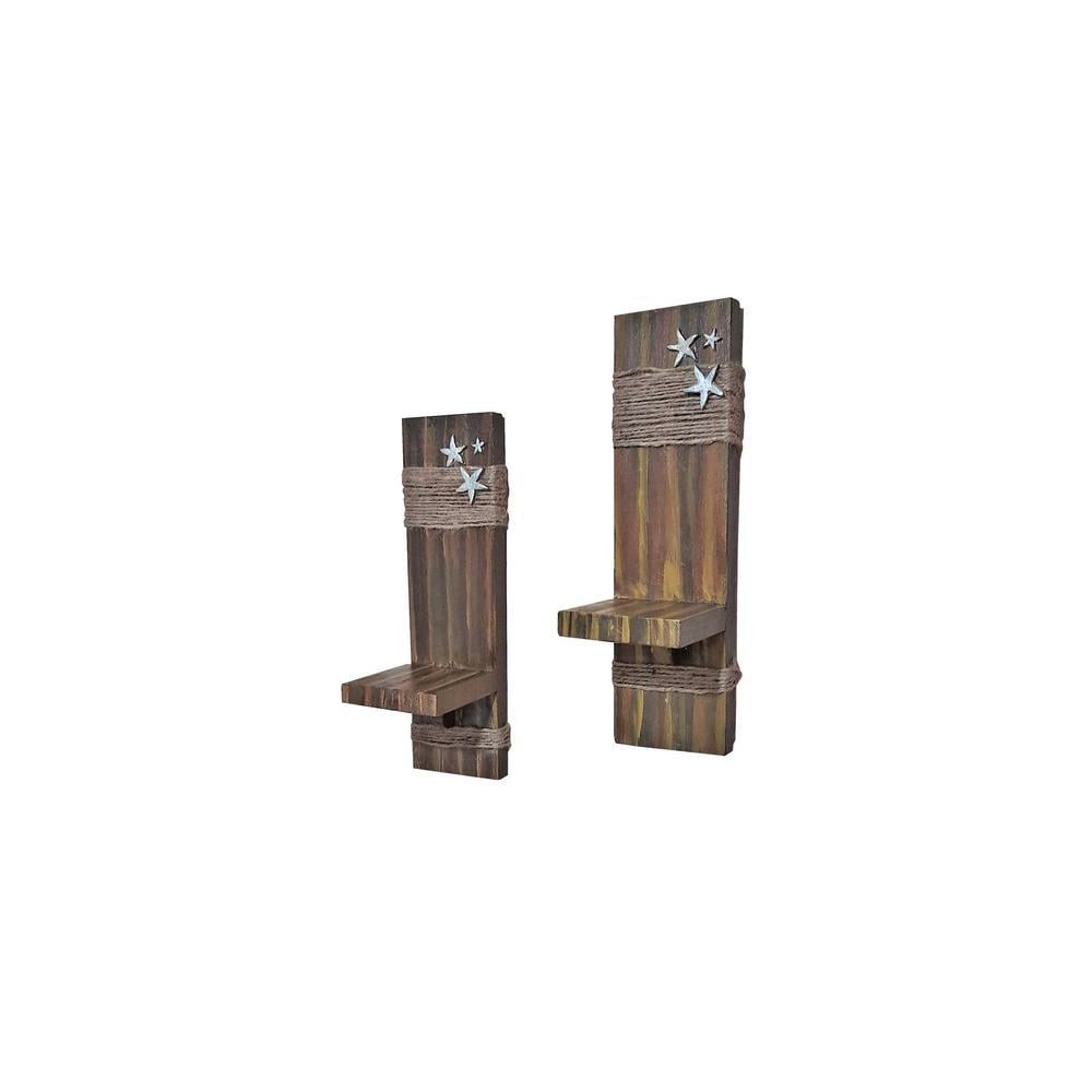 Jeraldo Solid Wood Wall Shelves