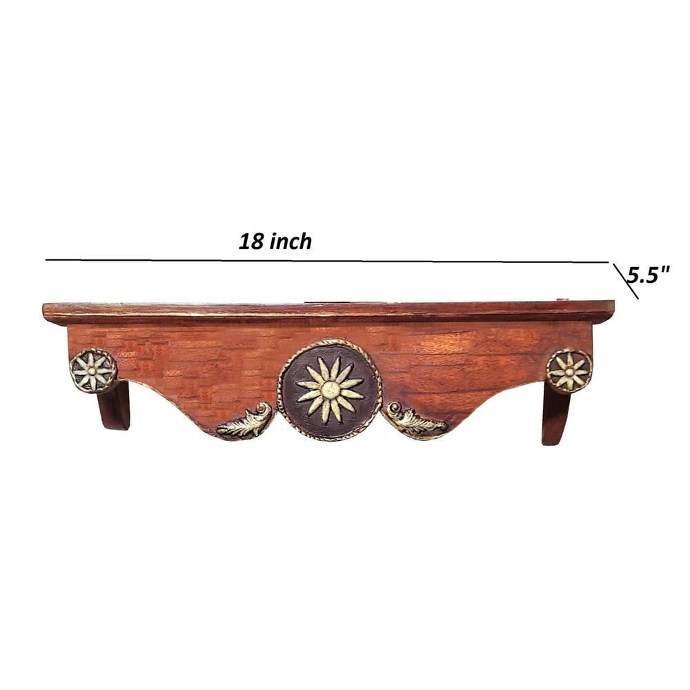 Danforth Solid Wood Wall Shelf