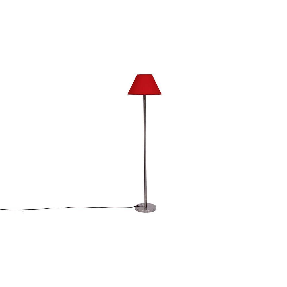 Deance Red Cotton Shade Floor Lamp